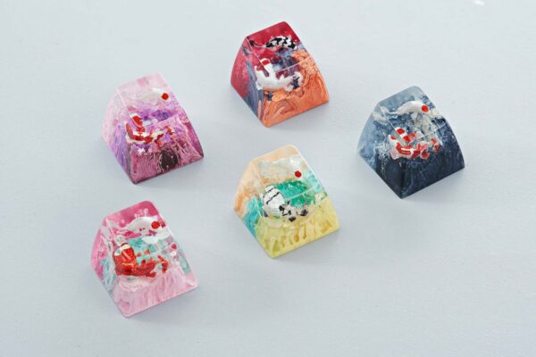 zend pond sa cherry oem keycaps 170