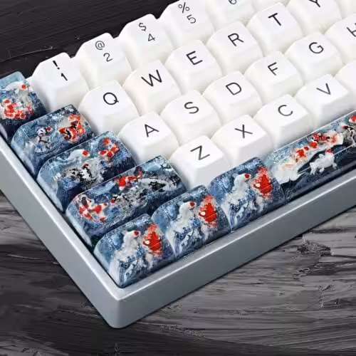 zend pond sa cherry oem keycaps 188