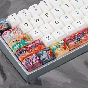 zend pond sa cherry oem keycaps 197