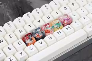zend pond sa cherry oem keycaps 198