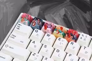 zend pond sa cherry oem keycaps 199