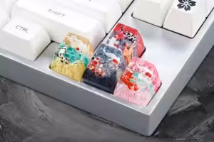 zend pond sa cherry oem keycaps 202
