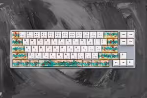 zend pond sa cherry oem keycaps 204