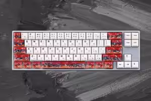 zend pond sa cherry oem keycaps 208