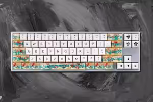 zend pond sa cherry oem keycaps 212