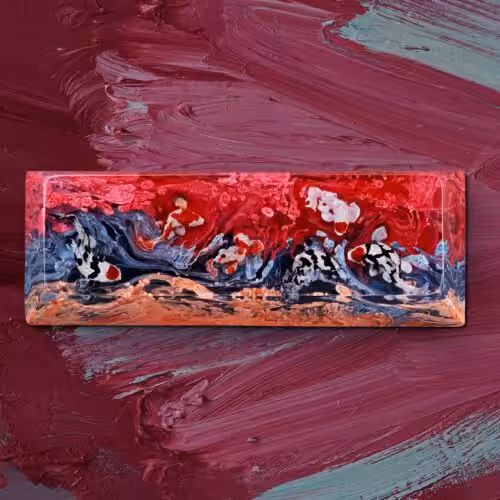 zend pond sa cherry oem keycaps 307