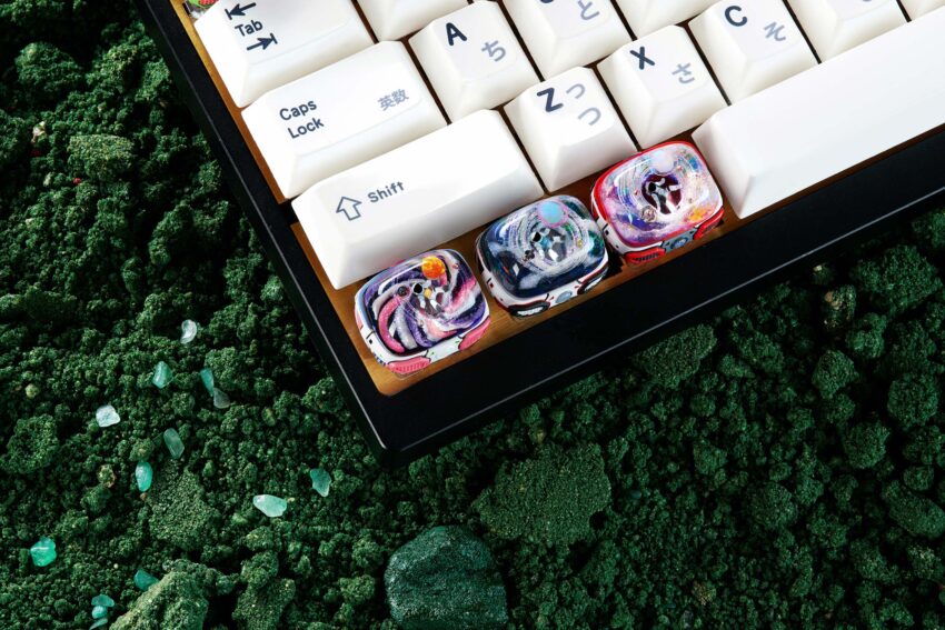 cosmos astronaut odyssey custom keycaps 25
