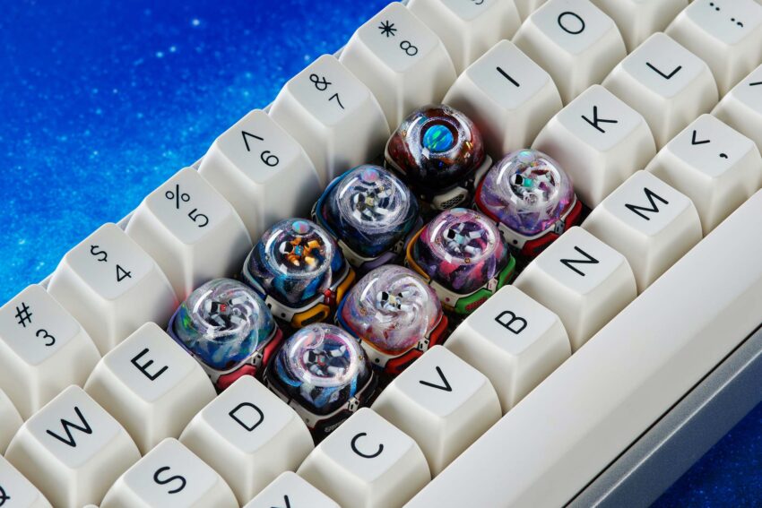 cosmos astronaut odyssey custom keycaps 27