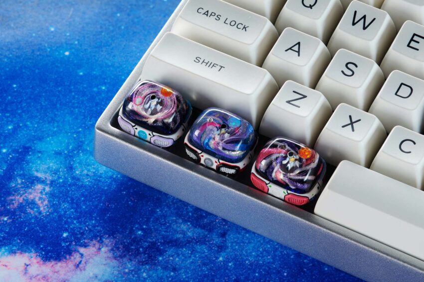cosmos astronaut odyssey custom keycaps 28