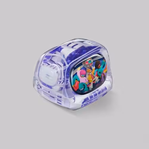 retrotv series disco hustle custom keycaps 069