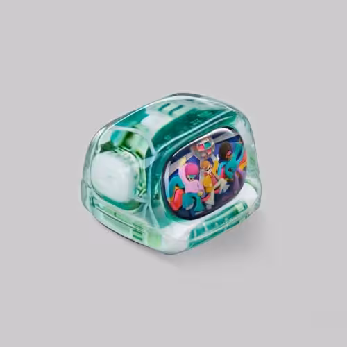 retrotv series disco hustle custom keycaps 074