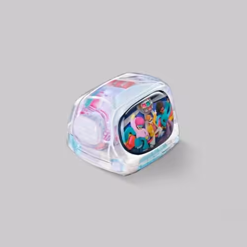 retrotv series disco hustle custom keycaps 094
