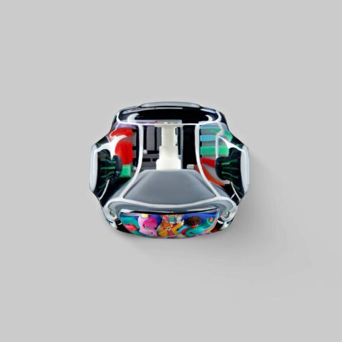 retrotv series disco hustle custom keycaps 121