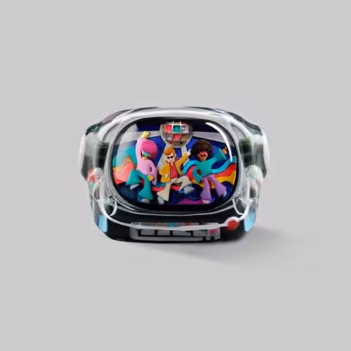 retrotv series disco hustle custom keycaps 123