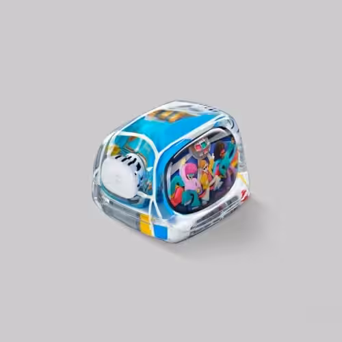 retrotv series disco hustle custom keycaps 139