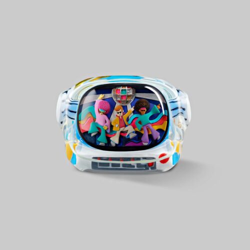 retrotv series disco hustle custom keycaps 143