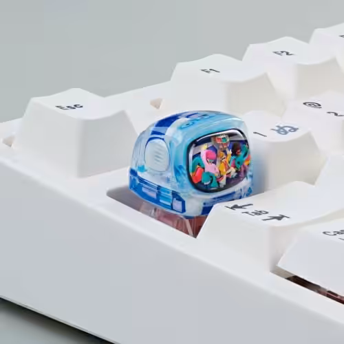 retrotv series disco hustle custom keycaps 186