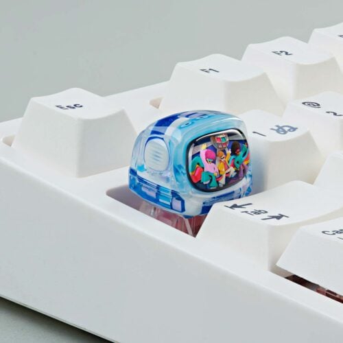 retrotv series disco hustle custom keycaps 186