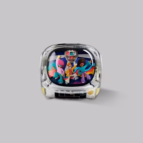 retrotv series disco hustle custom keycaps 294