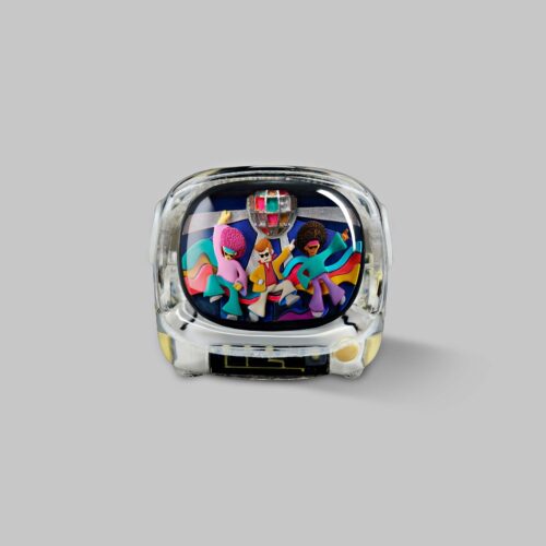 retrotv series disco hustle custom keycaps 294