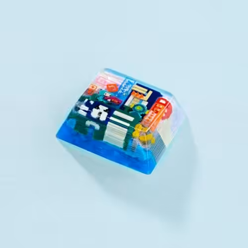 8bits artisan keycaps 243