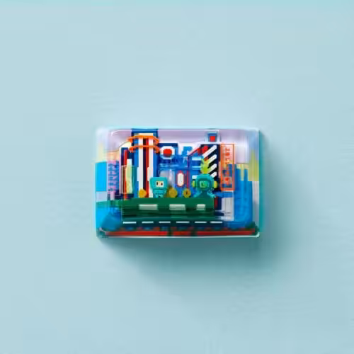 8bits artisan keycaps 246