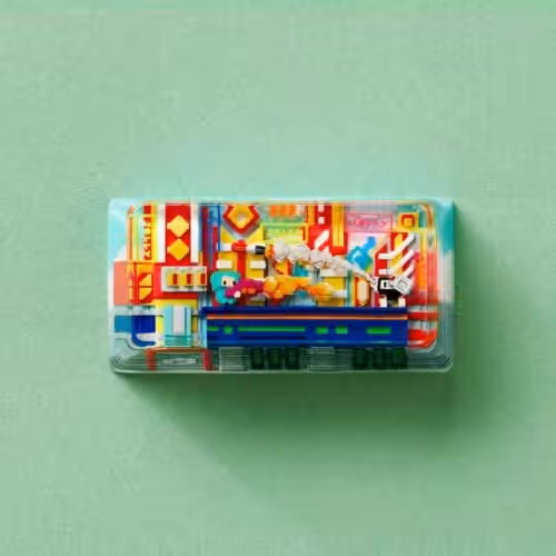 8bits artisan keycaps 286