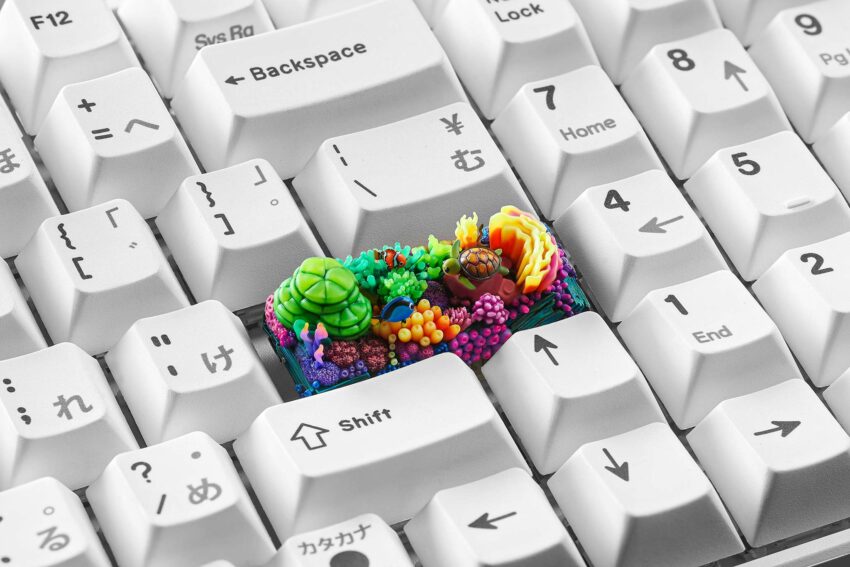 coral oases custom keycaps 0914