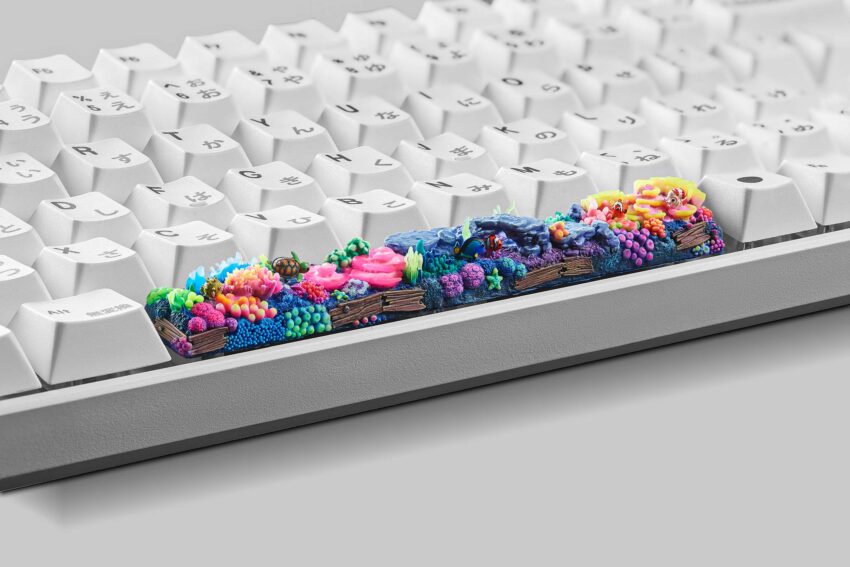 coral oases custom keycaps 0918