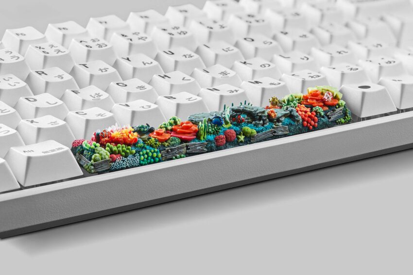 coral oases custom keycaps 0919