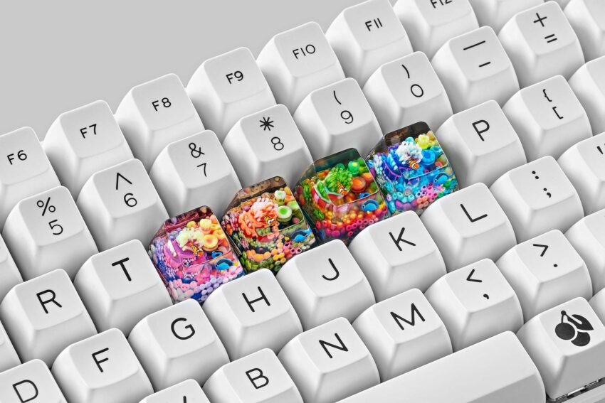 coral oases custom keycaps 0923