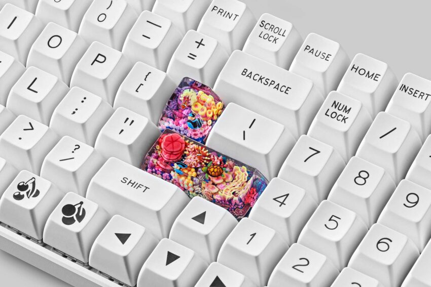 coral oases custom keycaps 0924