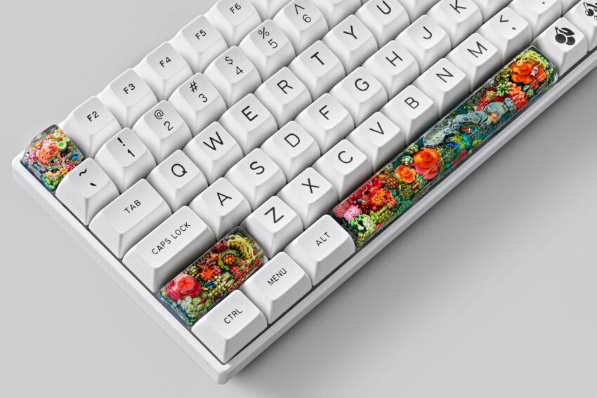 coral oases custom keycaps 0925