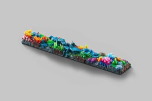coral oases custom keycaps 0965