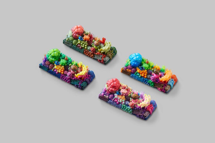 coral oases custom keycaps 0972
