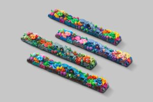 coral oases custom keycaps 0975