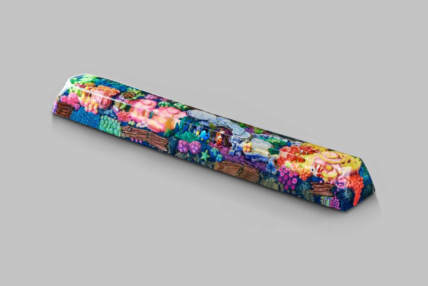 coral oases custom keycaps 0986