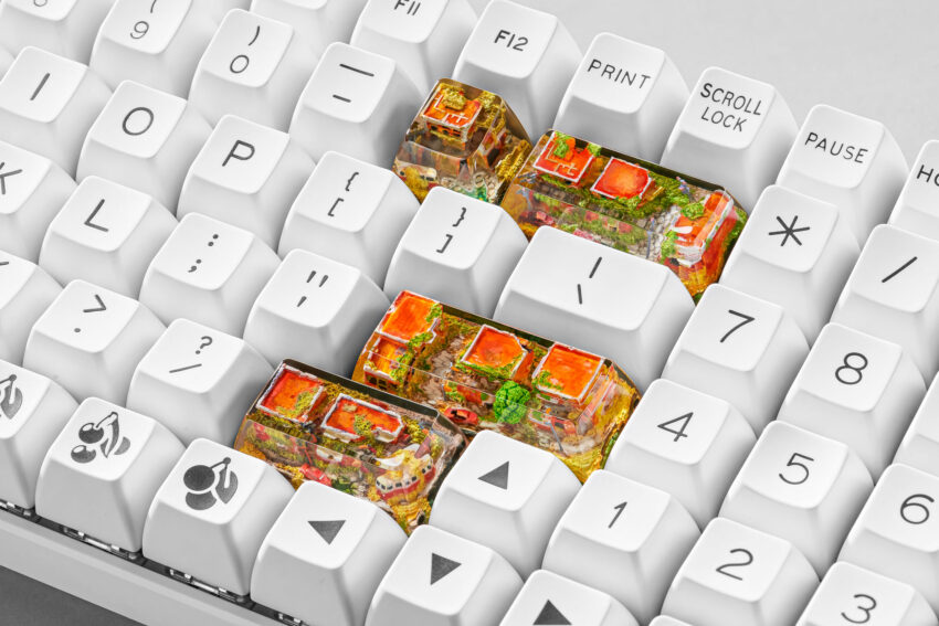 Lost Cities 3 – The Mad Future artisan keycap by Jelly Key
