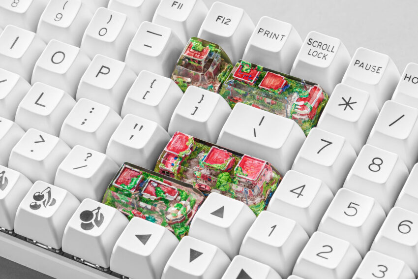 Lost Cities 3 – The Mad Future artisan keycap by Jelly Key