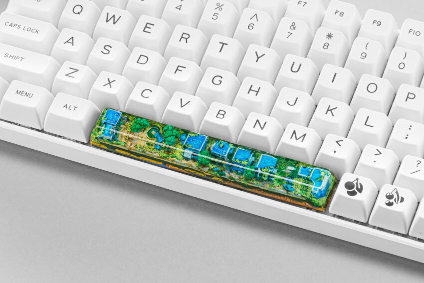 Lost Cities 3 – The Mad Future artisan keycap by Jelly Key