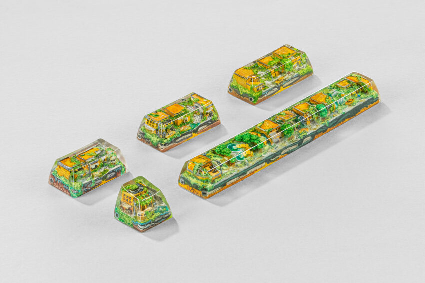 Lost Cities 3 – The Mad Future artisan keycap by Jelly Key