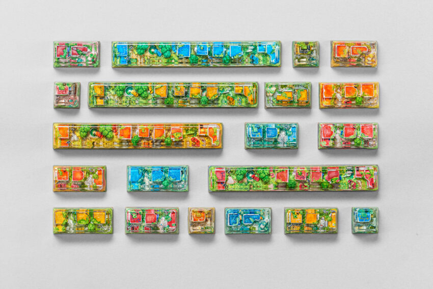 Lost Cities 3 – The Mad Future artisan keycap by Jelly Key