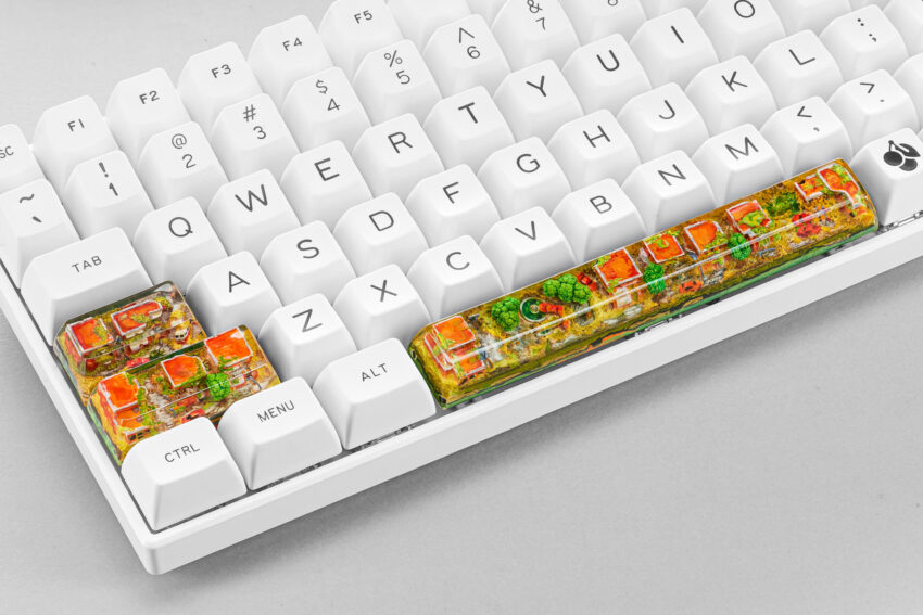 Lost Cities 3 – The Mad Future artisan keycap by Jelly Key