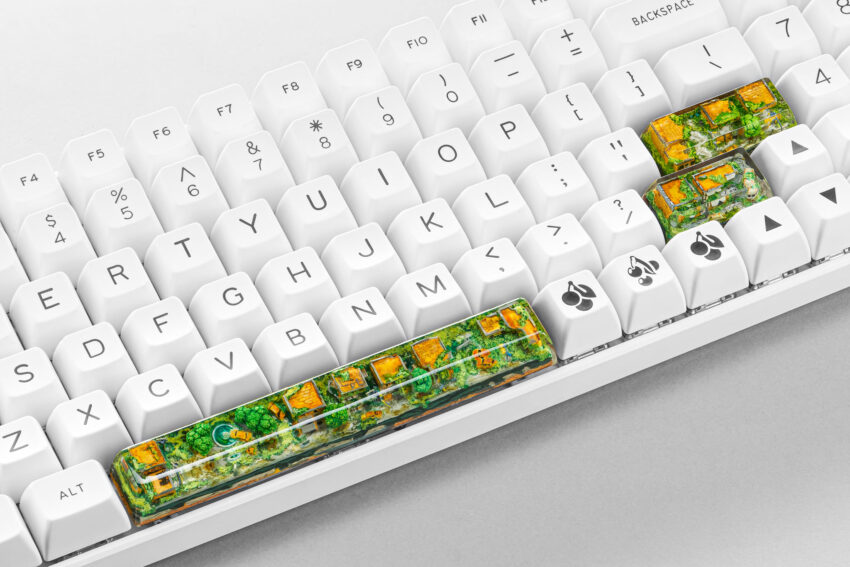 Lost Cities 3 – The Mad Future artisan keycap by Jelly Key