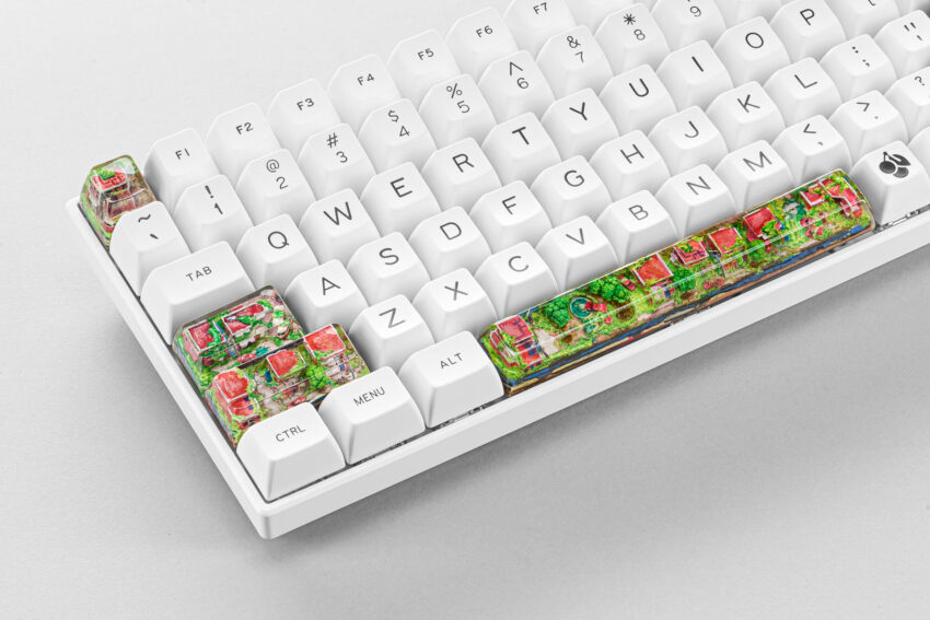 Lost Cities 3 – The Mad Future artisan keycap by Jelly Key