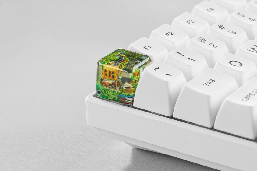 Lost Cities 3 – The Mad Future artisan keycap by Jelly Key