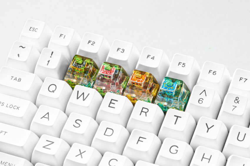 Lost Cities 3 – The Mad Future artisan keycap by Jelly Key