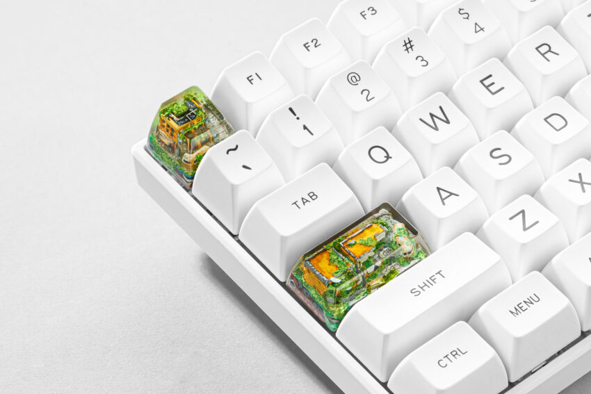 Lost Cities 3 – The Mad Future artisan keycap by Jelly Key