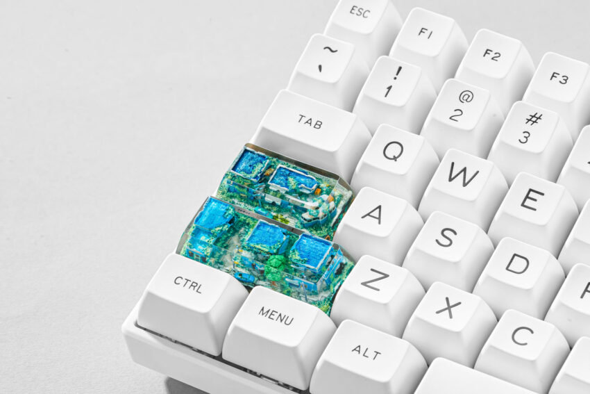 Lost Cities 3 – The Mad Future artisan keycap by Jelly Key