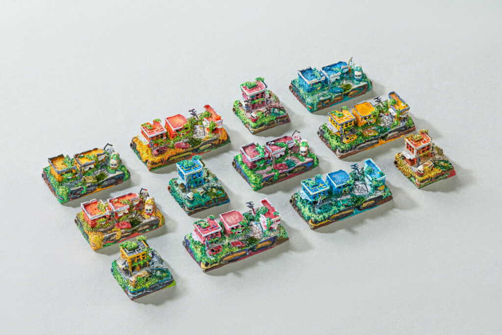 Lost Cities 3 – The Mad Future artisan keycap by Jelly Key